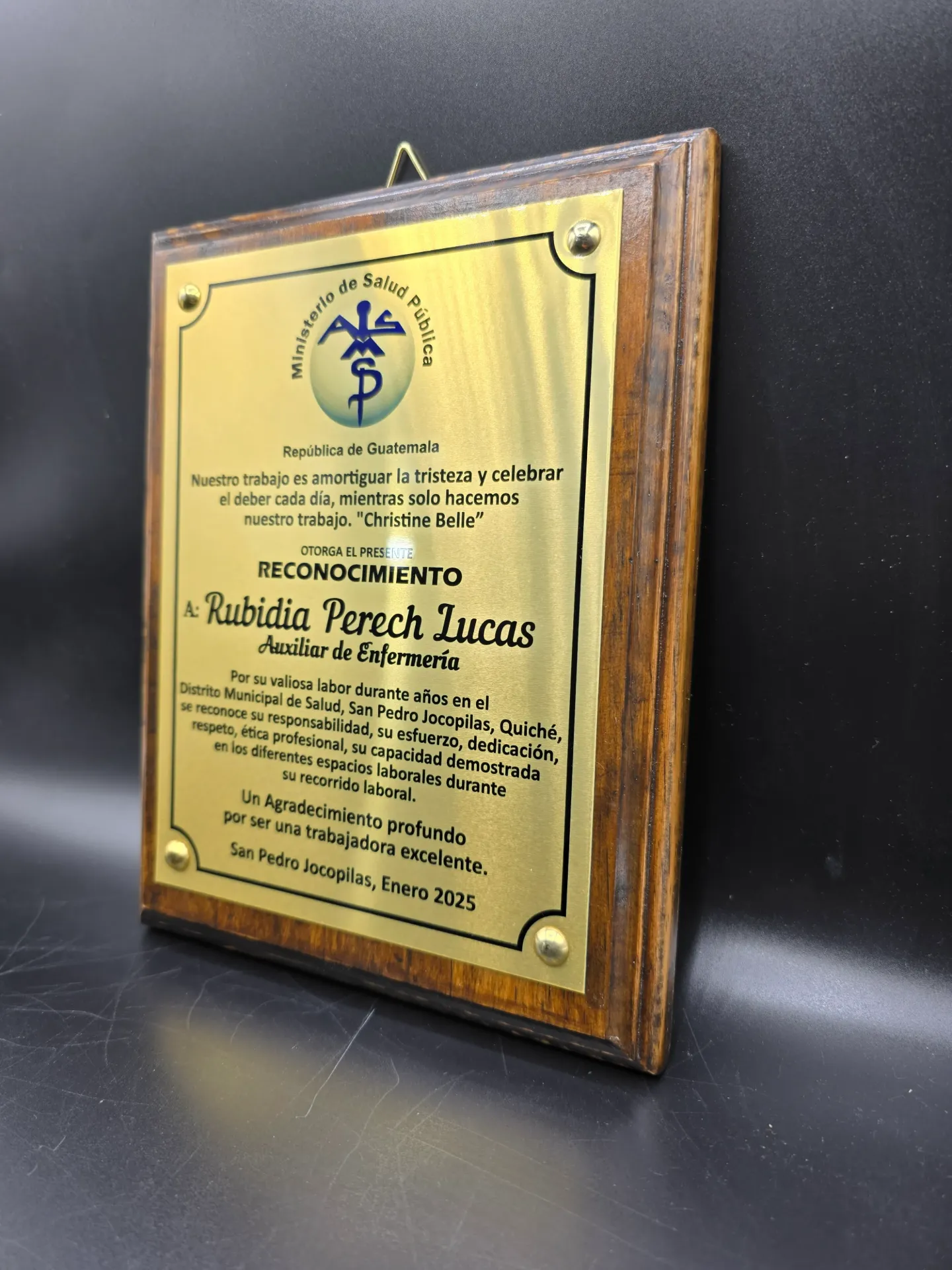 Reconocimiento de Madera y Aluminio