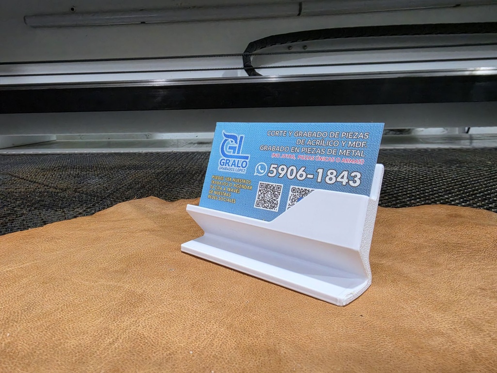 Porta Tarjetas Blanco