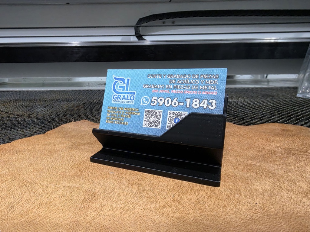 Porta Tarjetas Negro